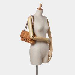 Chanel Brown Caviar Medium Classic Double Flap Bag