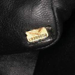 Pre Owned Chanel Black Patent Leather Mini Square Classic Single Flap Bag