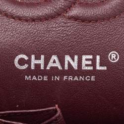 Pre Owned Chanel Black Quilted Leather Small Classic Double Flap Bag
