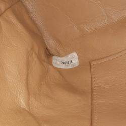 Chanel Beige Quilted Lambskin Sun Charm Chain Crossbody Bag