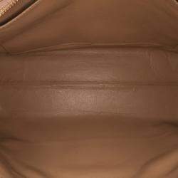 Chanel Beige Quilted Lambskin Sun Charm Chain Crossbody Bag