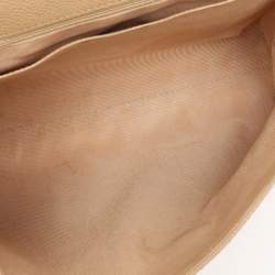 Chanel Beige Caviar Leather Vintage Kelly Bag