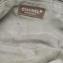 Pre Owned Chanel Black Leather CC Mosaic Flap Shoulder Bag