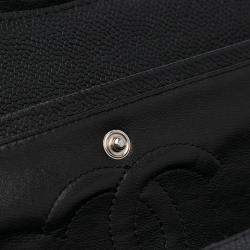 Chanel Black Medium Classic Caviar Double Flap Bag