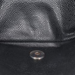 Chanel Black Medium Classic Caviar Double Flap Bag