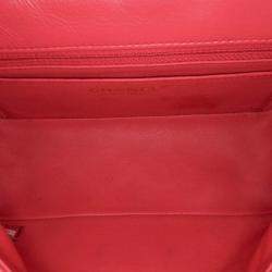 Pre Owned Chanel Dark Pink Calfskin Mini Reissue 2.55 Flap Bag