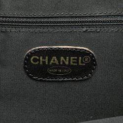 Chanel Black Caviar Leather CC Tote Bag