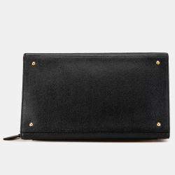 Chanel Black Caviar Leather CC Tote Bag