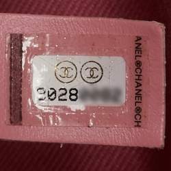 Chanel Pink Quilted Caviar Leather Medium Coco Top Handle Bag