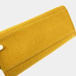 Chanel Yellow Fabric Medium Deauville Tote Bag