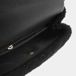 Chanel Shearling Small Coco Top Handle Bag 