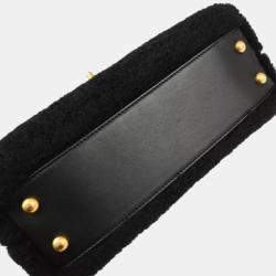 Chanel Shearling Small Coco Top Handle Bag 