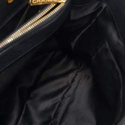 مملوكة مسبقًا Chanel Black Quilted Caviar Leather Grand GST Shopper Tote Bag
