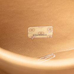 Chanel Pink Chevron Lambskin Tote Bag