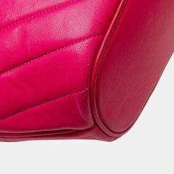Chanel Pink Chevron Lambskin Tote Bag