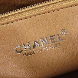 Chanel Brown CC Caviar Mademoiselle Chain Shopping Tote Bag