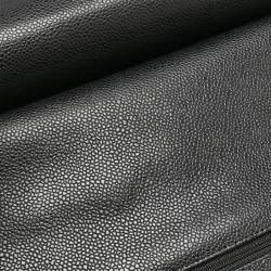 Chanel Black Quilted Caviar Leather Maxi Classic Double Flap Bag