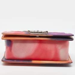Chanel Multicolor Quilted Leather Small Flower Power Boy Bag