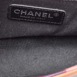 Chanel Multicolor Quilted Leather Small Flower Power Boy Bag