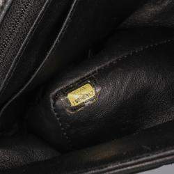 Chanel Black Medium Classic Lambskin Valentines Heart Charms Single Flap Bag