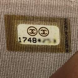 Pre Owned Chanel Gold Caviar Leather CC Timeless Wallet on Chain