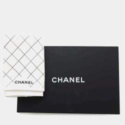 Chanel Black Caviar Leather  Matelasse W Flap Chain Shoulder Bag 