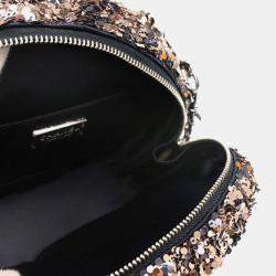 Chanel Lambskin Sequins CC Round Shoulder Bag 