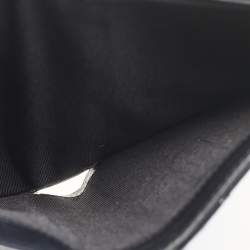 Chanel Black Quilted Patent Leather CC Flap Continental Wallet