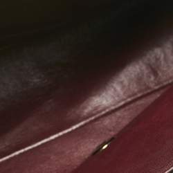 Pre Owned حقيبة شانيل قلاب كلاسيك جامبو جلد لامع مبطنة ذهبية