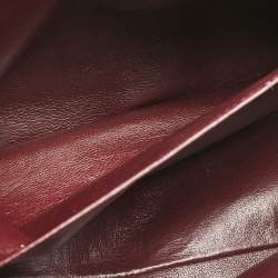 Pre Owned حقيبة شانيل قلاب كلاسيك جامبو جلد لامع مبطنة ذهبية