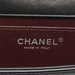 Pre Owned Chanel Black Leather Mini Propeller Flap Bag