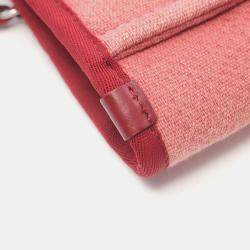 Chanel Red Canvas Mini Deauville Tote  Bag