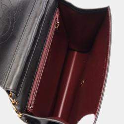 Chanel Black Quilted Leather Classic Shoulder Flap Bag