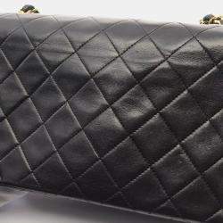 Chanel Quilted Lambskin Medium Vintage Full Flap  Bag