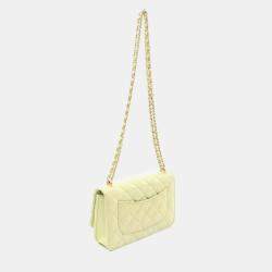 Chanel Quilted CC Turnlock Wallet On Chain Bag