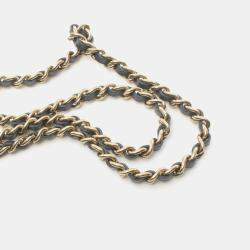 Chanel Navy Denim Wallet On Chain Bag
