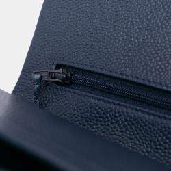 Chanel Blue Jumbo Classic Caviar Double Flap Bag