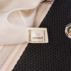 Pre Owned Chanel Black Medium Classic Mesh Single Flap Bag
