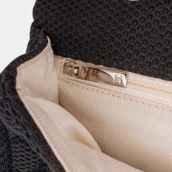 Pre Owned Chanel Black Medium Classic Mesh Single Flap Bag