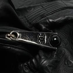 Chanel Black 31 Rue Cambon Embossed Leather Large Satchel