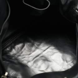 Chanel Black 31 Rue Cambon Embossed Leather Large Satchel