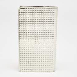 Chanel Gold Choco Bar Quilted Leather Address Book Wallet