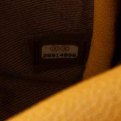 Chanel Yellow Quilted Goatskin Casual Trip Flap Bag