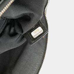 Chanel Black Caviar Quilted Boy O Case Medium Clutch Bag