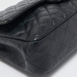 Chanel Black Quilted Leather Small Classic Double Flap Bag