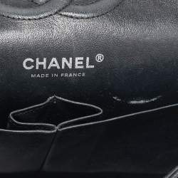 Chanel Black Quilted Leather Small Classic Double Flap Bag