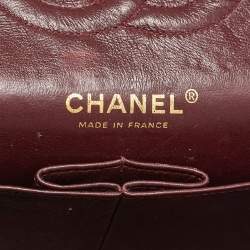Pre Owned Chanel Black Quilted Leather Small Classic Double Flap Bag