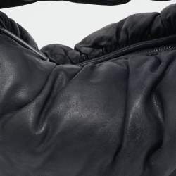 Pre Owned Chanel Black Leather Midnight Stones Clutch