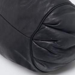 Pre Owned Chanel Black Leather Midnight Stones Clutch