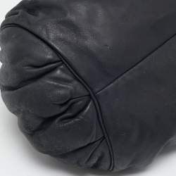 Pre Owned Chanel Black Leather Midnight Stones Clutch